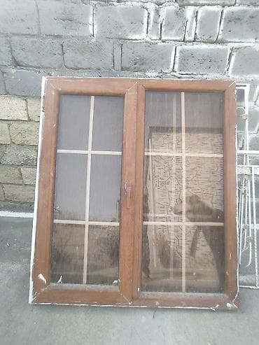 İşlənmiş İkiqat şüşə paketi Plastik pəncərə, Еni: 1 sm, Uzunluğu: 1 sm