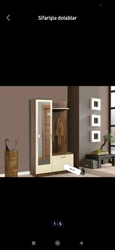 мягкая мебель: Düz dolab, Dəhliz üçün, Ayaqqabı üçün, Açılan, Quraşdırıla bilən, 3 qapılı — 2