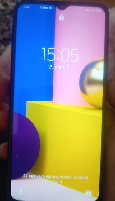 82 ekran tv: Samsung Galaxy M12, 32 GB, rəng - Qara, Barmaq izi — 1