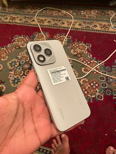 telefon sade: Honor 400 Lite, 256 GB, rəng - Gümüşü, Barmaq izi — 3