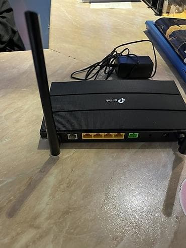 TP-Link simsiz router Xüsusiyyətlər: - İki ədəd xarici antena – ev