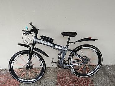 velosiped icarəsi: Sport-Time dağ velosipedi - Qatlanan alüminium tipli gövdə - Ön — 2