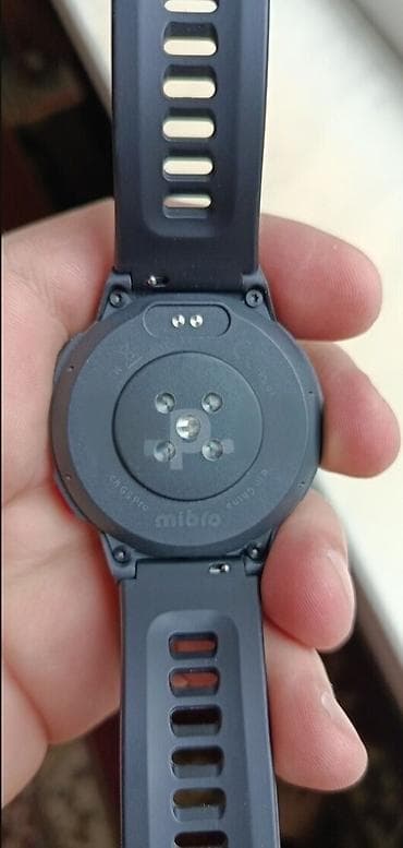 saat şəkilləri: İşlənmiş, Smart saat, Mibro, Sensor ekran, rəng - Qara — 2