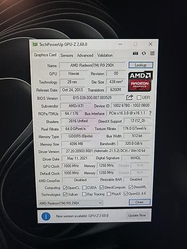 ikinci el kamera: Salam.R9 290X heç bir problemi yoxdu ideal veziyyetdedi.istenilen — 2