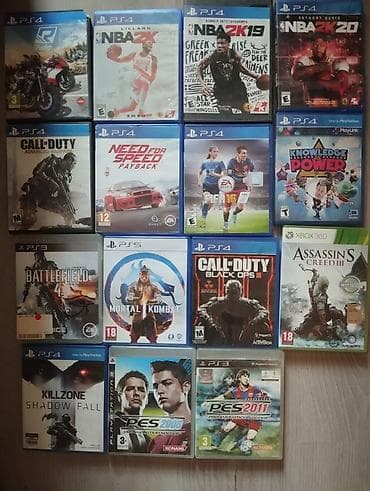 dvd disk: PS4, PS5 və Xbox 360 üçün orijinal disk oyunları toplusu — 1