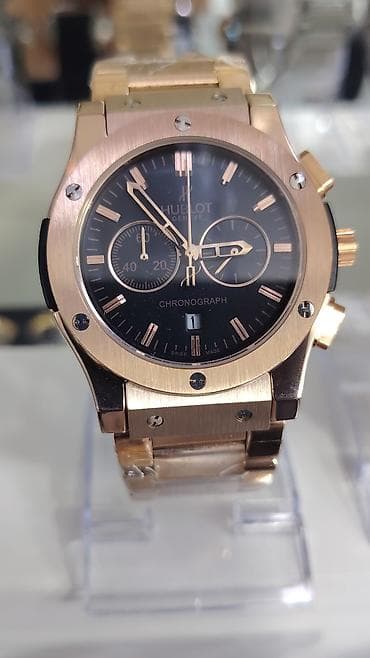 bil: Məhsul: Hublot skeleton dizaynlı qol saatları (Swiss Made) - Skeleton — 8