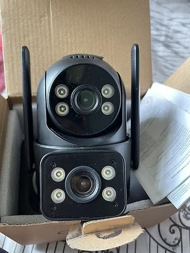 playsation 4 fat model: İki obyektivli Wi‑Fi IP təhlükəsizlik kamerası - İkili modul: üst və — 1