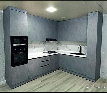 metbex ucun divan: Sifarişlə mətbəx dəsti, Özü çəkən petlələr, MDF, Kredit yoxdur — 3