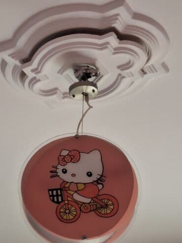 uşaq otağı üçün çılçıraq: Çılçıraq, 1 lampa, Metal — 5