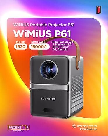 ucuz smart tv: Yeni Portativ Proyektor Ödənişli çatdırılma — 1