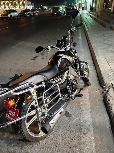mape: MX49 moped/motosiklet - Rəng: qara, dekorativ zolaqlarla - Nömrə — 3