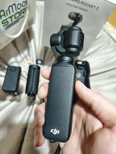 kompüter ekran: DJI Osmo Pocket 3 – Creator Combo Kompakt 3-oxlu stabilizatorlu — 5