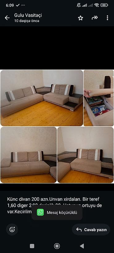 divan alisi: Künc divan — 1