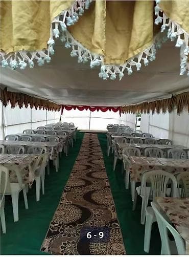 Avto xidmətlər: Yə/veriliş üçün komplekt tədbir çadırı və inventarı - Avara hava — 2