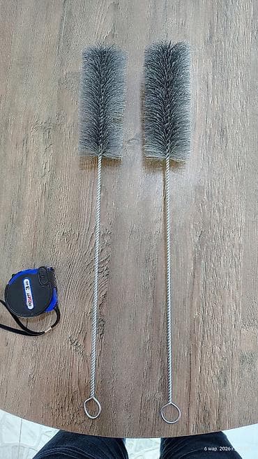 qapi ustu: Şüşə/boru təmizləmə fırçası - Tip: Uzun saplı silindrik fırça - — 1