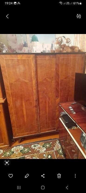 ev ucun led isiqlar: Klassik taxta mebel dəsti - Material: bərk ağac, təbii taxta — 2