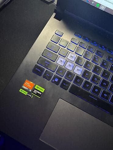 компьютерный монитор: ASUS ROG Strix oyun noutbuku Texniki xüsusiyyətlər: - Prosessor: AMD — 1