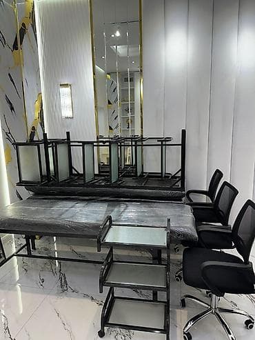 Салонные, медицинские комплекты мебели: Kuşetka 130 azn,kreslo 60 azn,etajerka 40 azn — 1