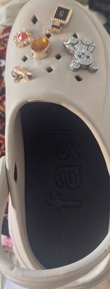 cimərlik ucun kişi şlepansları: Tərliklər, Ölçü: 38, rəng - Bej, Yeni — 4