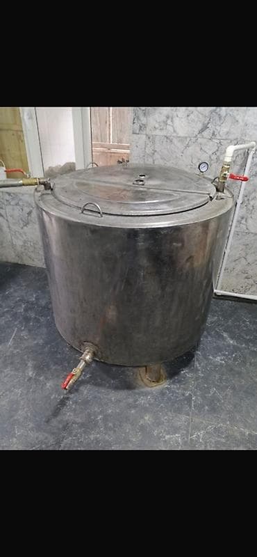 Aş qazanı, rəng - Gümüşü, Paslanmayan polad