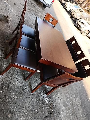 restoran ucun stol stul: Açılan Masa desti 8 oturacqla fısdiq ağacından çox keyfiyyətli — 2