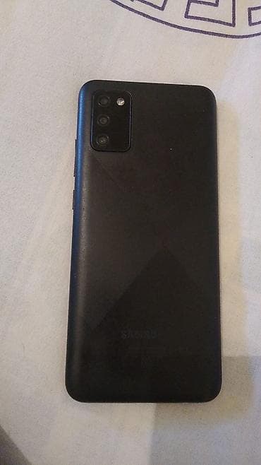 samsung tab: Samsung Galaxy A02 S, 64 GB, rəng - Qara, Qırıq — 2