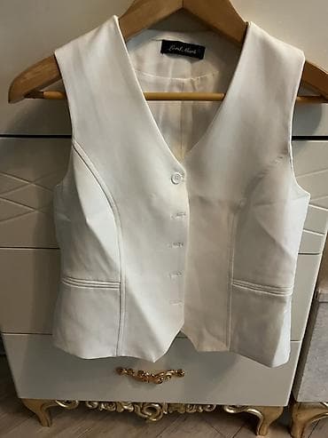 Аксессуары: Жилет, L, цвет - Белый — 1