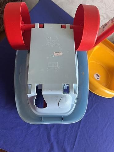 Uşaq üçün plastik supermarket arabası və çıxarıla bilən səbət dəsti - — 6