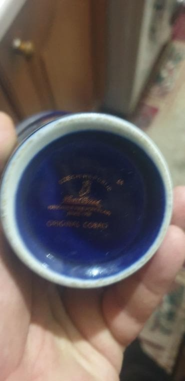 kofe dəsti: Qəhvə dəsti, rəng - Göy, Farfor, Çexiya — 4