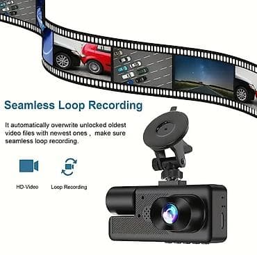 Videoreqistratorlar: 2 kanallı avtomobil DVR – 1080P Full HD iki linzalı videoregistrator — 3