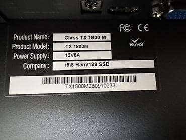 22 inc monitor: Class TX 1800 M – All‑in‑One PC(ideal vəziyyətdə üzərindəki jelatin — 3