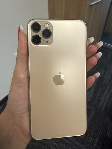 irsad iphone 11 pro max: IPhone 11 Pro Max, Qızılı, Simsiz şarj — 1