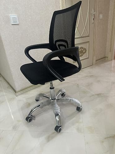 состаренная мебель: Ofis kreslosu – ergonimik və nəfəsalan dizayn - Arxa hissə: Mesh — 2