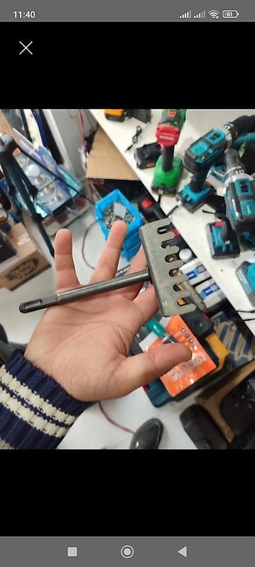keramik: Məhsul: Perforator üçün SDS-plus uclu ştraboç açarı (şırımlama/kanal — 1