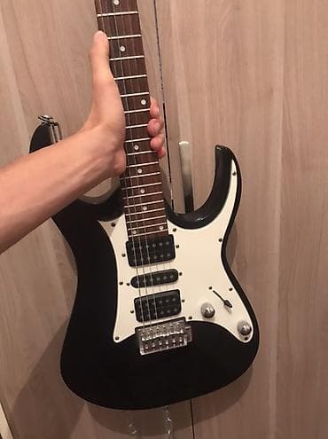electro gitara: Elektrik gitara – Zangar markası, superstrat korpus dizaynı, qara — 6