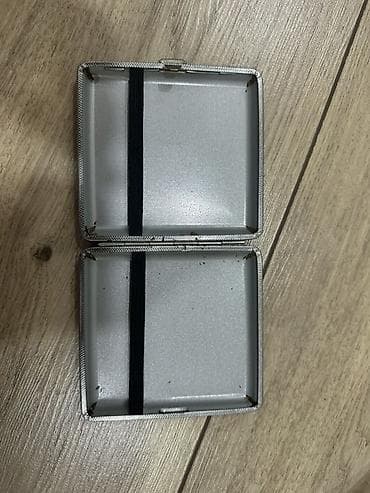 Metall siqaret etui - Material: möhkəm metal korpus, zərif naxışlı — 2