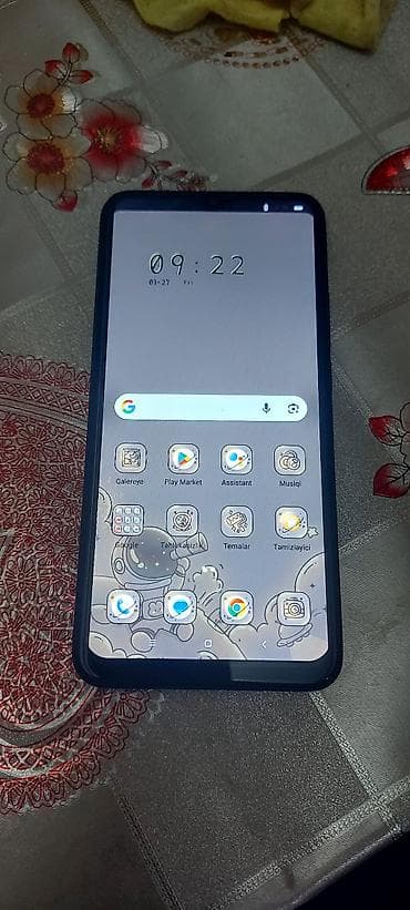 sadə telfon: Redmi 9, 64 GB, rəng - Qara, Barmaq izi — 7