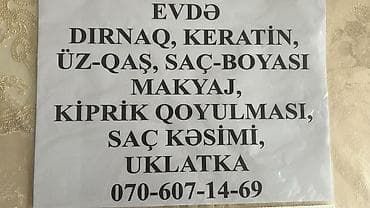 Xidmət: Evdə gözəllik və məişət sifarişləri - Gözəllik xidmətləri — 1