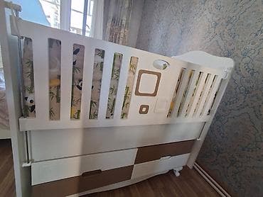 matras satisi: Oğlan və qız üçün, İşlənmiş, Dördbucaq, Beşik, Dəst ilə, Matras ilə, Yellənmə mexanizmsiz — 1