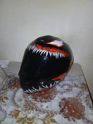 cg motor: Motodalqıç kaskı – qrafik dizaynlı - Növ: tam üzlü (full-face) moto — 1