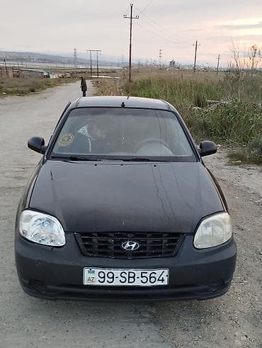 hyundai accent 2007: Hyundai Accent sedan – qara rəng Texniki xüsusiyyətlər və təchizat: - — 1