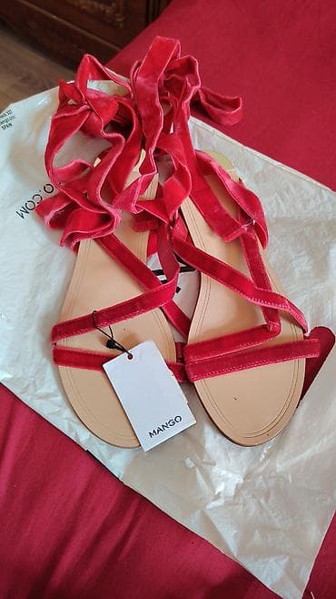 setka ayaqqabı: Zara, Ölçü: 37, rəng - Qırmızı, Yeni — 1
