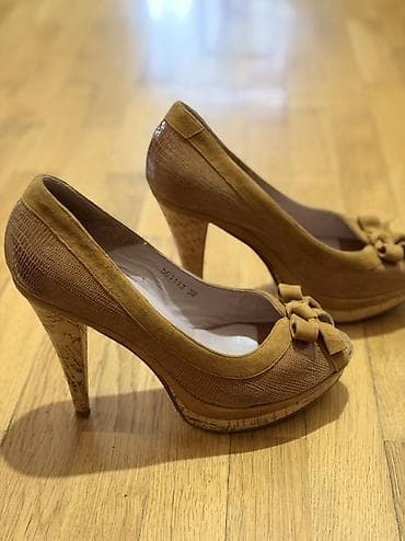 rizalli ayaqqabi: Ölçü: 38, rəng - Qəhvəyi, İşlənmiş — 1