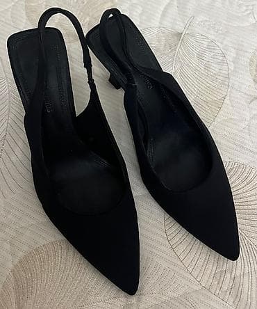 şəkli: Stradivarius qadın ayaqqabısı - Model: açıq dabanlı, slingback - Rəng — 2