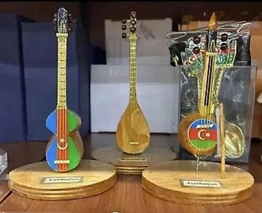 Musiqi alətləri: Miniatür milli musiqi alətləri – dekorativ suvenir dəstləri - — 1