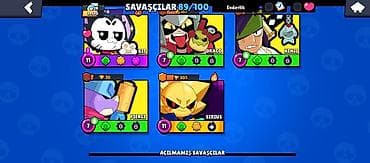 qızıl əşyalar: Brawl Stars hesabı – “Ken Kaneki” - Kupa: 24,570 (ən yüksək: 24,571) — 3