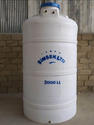 купить пластиковый бак для воды: Бак, Пластик, 3000 л. л, Новый, Бесплатная доставка — 1
