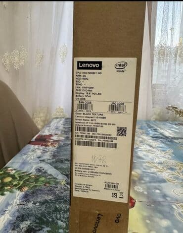 Комплектующие для ПК и ноутбуков: Lenovo noutbuk - Brend: Lenovo - Korpus rəngi: qara, mat səth - — 8