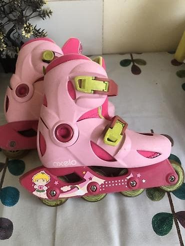 skeyt: Uşaq üçün təkərli bıçaqlar (inline skates) – Oxelo - Rəng — 2