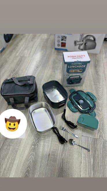 Rəng - Yaşıl, Yəmək üçün termos, Paslanmayan polad